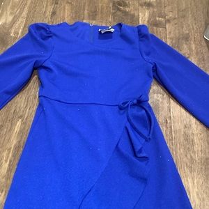 Sparkly blue formal dress